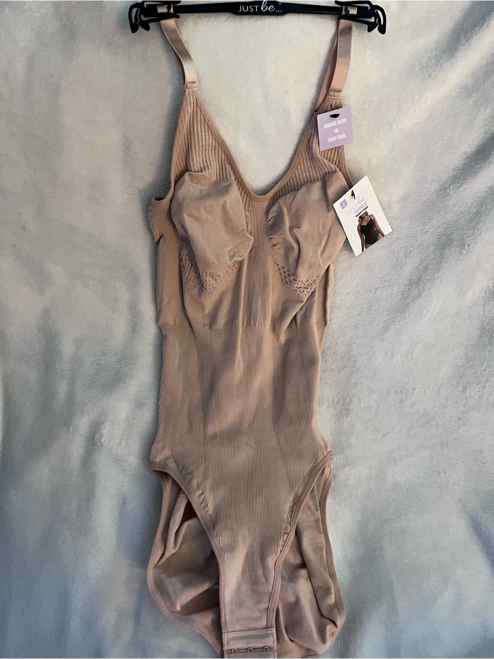 just be Nude Seamless Shaping Bodysuit with Adjustable Straps